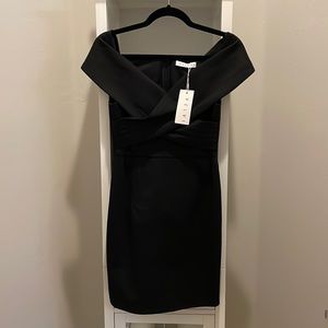 Velvi Black Dress off the shoulder